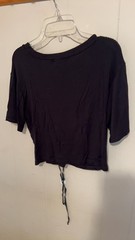 Fig & Olive Graphic Lace-Up T-Shirt