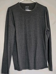 Apt. 9 Premier Flex Gray Long-Sleeve Men’s Medium T-Shirt