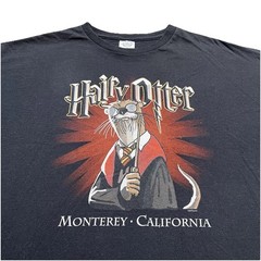 Vintage Y2K Hairy Otter Harry Potter Parody T Shirt XL Monterey CA Graphic