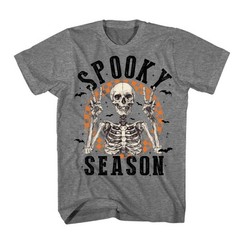 Halloween Shirt Vintage Retro Skeleton Scary Spooky Season Funny Novelty T-Shirt