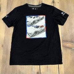 Puma BMW Motorsport T-Shirt Mens Black M Series Graphic Racing Car Medium