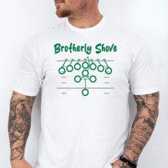 BROTHERLY SHOVE | Philadelphia Football Soft Ring Spun Pre-Shrunk Cotton T-Shirt