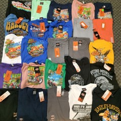 Harley-Davidson Dealership Mens T-Shirts – Bulk Resellers Lot Size 5XL 15pcs NWT