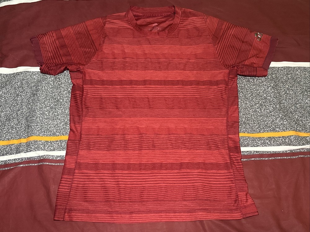 Adidas T-Shirt Mens Size Medium Climalite Matchcode Red EI8977