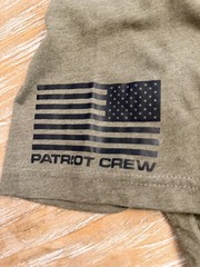 Lot of 6 Patriot Crew USA Flag Mens Large Perfect Fit Performance Tees