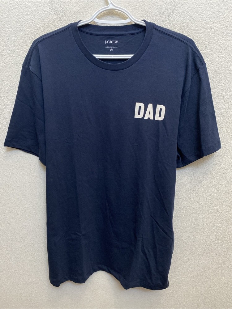 J.Crew Men’s XL Navy Blue “Dad” Crew Neck Short Sleeve T-Shirt NWT