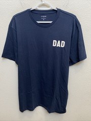 J.Crew Men’s XL Navy Blue “Dad” Crew Neck Short Sleeve T-Shirt NWT