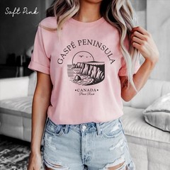 Gaspé Peninsula Shirt Travel Gift for Canada Trip Lovers Souvenir Tee
