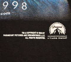 Vintage 1998 Deep Impact Movie Promo Black T-shirt – XL – Superior Tag, USA Made
