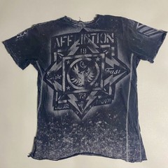 Affliction T Shirt Mens M Live Fast Standard Dry Goods 1973 Y2K Distressed