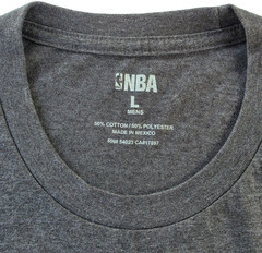 NBA Miami Heat Distressed Logo T-Shirt Heather Gray Large Soft Tri Blend Tee