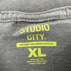 Studio City T-Shirt Men XL Gray Graphic Print Logo 100% Cotton ..#32941
