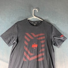 Anta Men’s Ktm T-Shirt Size S Black Short Sleeves Red Graphic Cotton Blend