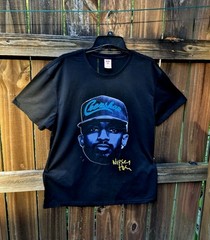 Nipsey Hussle Crenshaw Black Cotton T-Shirt Unisex XLarge Hip Hop Crew Neck