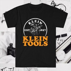 Klein Tools Est. 1857 Men’s Black T-Shirt Size S to 5XL