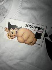 NWT Southpole x Astro Boy Osamu Tezuka Anime AOP Y2K White Tee Men’s Size Small