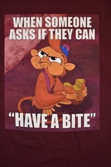 Disney Mens Meme Abu When Someone Asks.. Aladdin Shirt New S, M, L