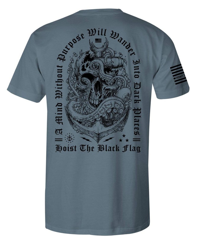 Howitzer Style Men’s T-shirt Live Free Military Grunt MFG