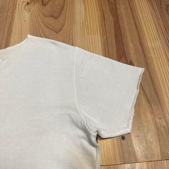 Two Moon Skipper Neck V-Neck Short Sleeve Sweatshirt Beige M 40/42