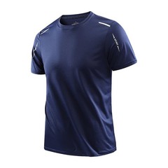 Mens Quick Dry Running T Shirt Breathable Sports Gym Hiking Tee Top