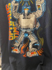 Transformers Optimus Time Back the Future mash up T-Shirt Tee Fury