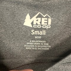 REI Co-op Shirt Mens Small Heathered Grey Performance Active Hiking Stretch EUC