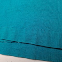 Vintage 1990s Colorblock T Shirt L Blue Black Single Stitch Grunge Skate READ