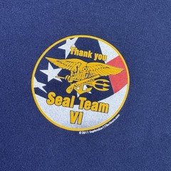 VTG Navy Seal Team 6 T Shirt Mens 2XL Osama Bin Laden Mission Accomplished