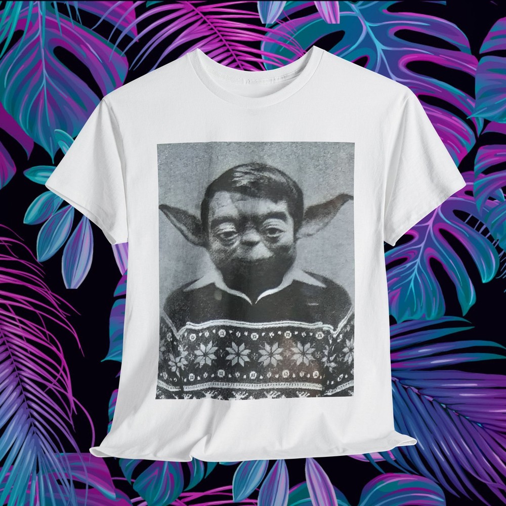 Yoda Star Wars Ugly Sweater funny shirt novelty cotton unisex