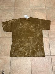 Y2K Horse Graphic T Shirt Brown Tie Dye Back To Earth Nature Wildlife Tee L Tag
