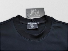 NEW 2026 Mixed Emotion Black “Seaside” Rhinestone High-Quality Men’s Tee S-XL