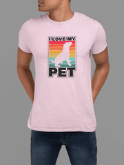 100% cotton I Love My Pets T-shirt, choose your color and size FC025