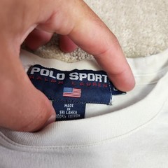 Vintage Polo Sport Ralph Lauren Shirt Men Large Trainer USA Olympics Stadium