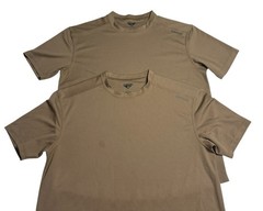 Lot Of 2 Condor Tactical Tee T-Shirt Mens Large LG Brown Undershirt Base layer