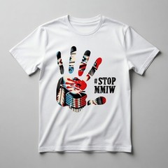 #Stop MMIW T-Shirt – Stop Missing Murdered Indigenous Women Awareness Tee