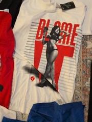 10X Two In The Shirt “Tits” Tees New All XL READ 8 TAGS 2 WITHOUT BUT NEW RARE