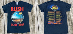 RUSH Rock Band 2015 Tour Shirt