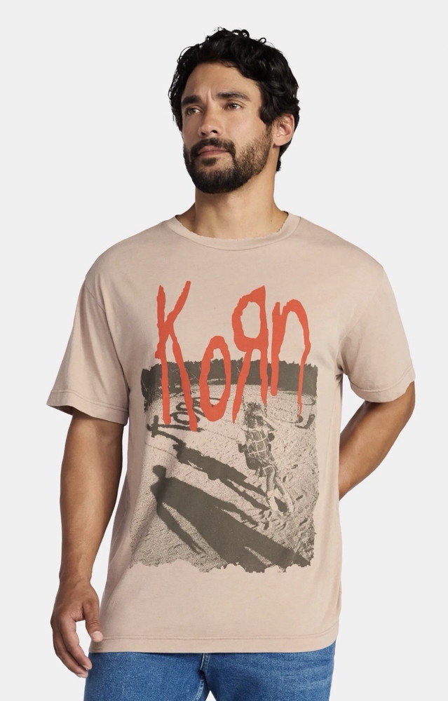 KoRn Mad Engine Men’s Boxy Relaxed Fit NEW Graphic Tee, Sizes XS-3XL