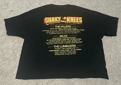 Shaky Knees 2023 Music Festival T-Shirt Atlanta Band Lineup Size Large *Read*