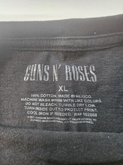 Guns N’ Roses Black Graphic Print 100% Cotton Band T-shirt Size XL