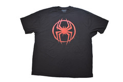 Spider-Man Across The Spider-Verse Mens Big & Tall Splatter Logo Shirt New 4XLT