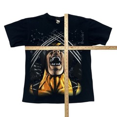 Marvel Mad Engine Wolverine T Shirt Sz M Black X-Men Graphic Tee Vintage 2000’s
