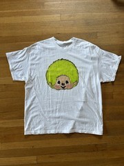Monchhichi T Shirt Hand Painted 2XL XXL Green