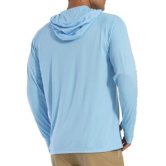 UPF50+ Mens Sun Block UV Shirts Casual Hoodies Outdoor Fishing Gym Workout Sport