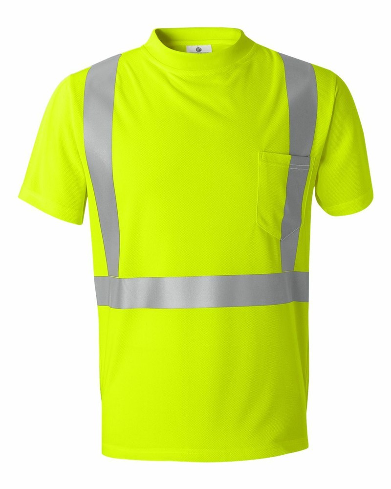 Kishigo Mens 100% Polyester High Performance Microfiber T-Shirt – 9110-9111