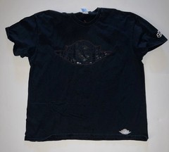 Air Jordan 1 Black T-Shirt Basketball Print size XXXL 3x Brand Dope