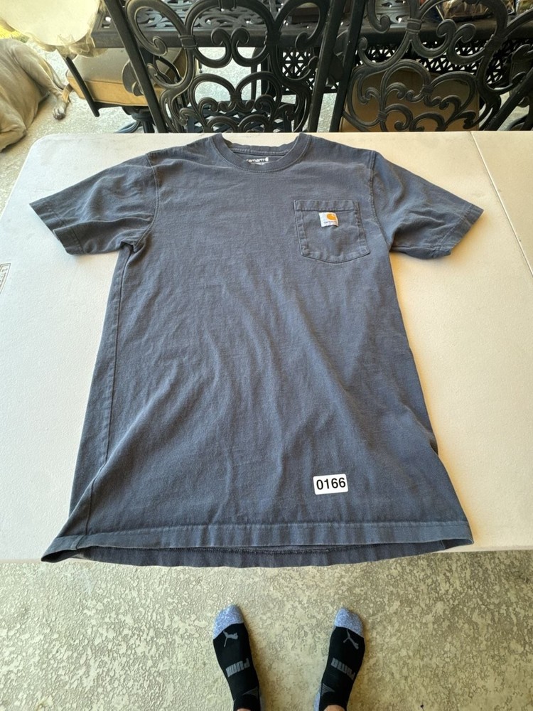 Carhartt Loose Fit Heavyweight Pocket T-Shirt in Navy