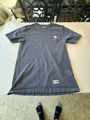 Carhartt Loose Fit Heavyweight Pocket T-Shirt in Navy