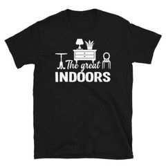 The Great Indoors Staycation Introvert Isolation Short-Sleeve Unisex T-Shirt