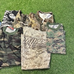 VTG Realtree Mossy Oak Camouflage T-Shirt Men’s Mixed Size Lot of 10 Hunting 90s